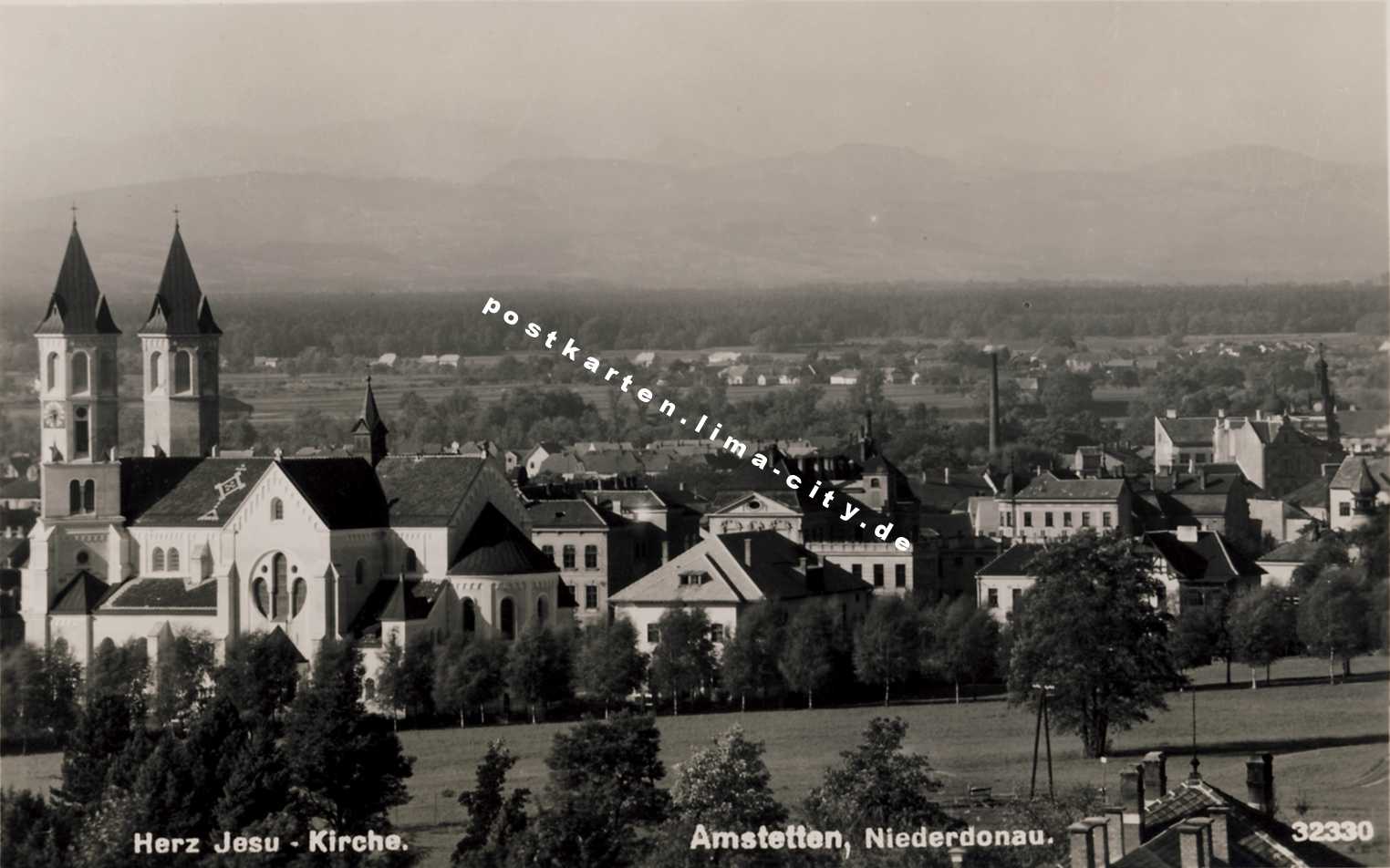 Amstetten Herz Jesu Kirche 1940